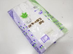 未使用品　男物白足袋(25センチ・4枚コハゼ)